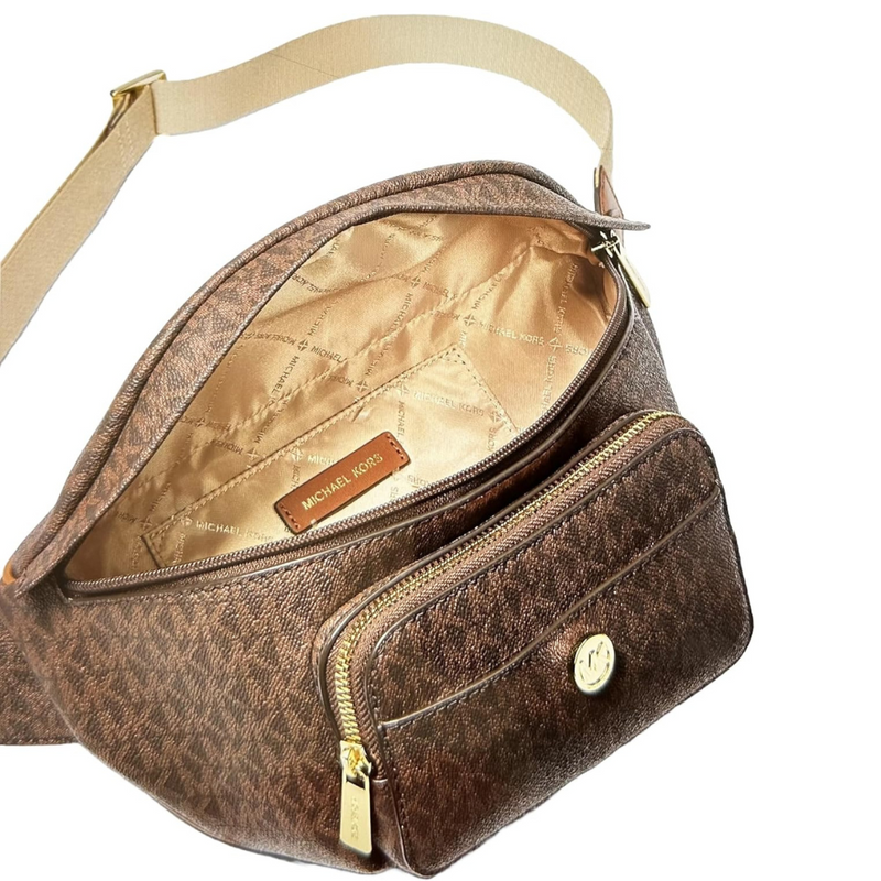 Pochete Maisie 2Inl Grande De Couro - Michael Kors